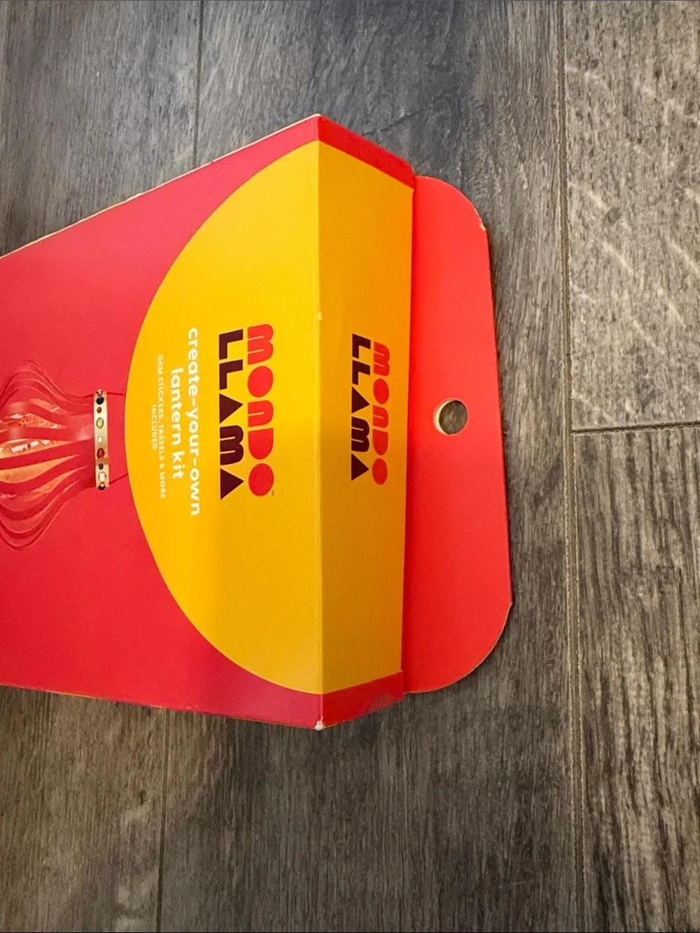 Mondo Llama Red Create-Your-Own Lantern Kit